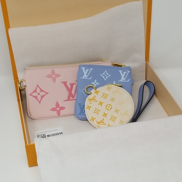 SOLD NIB Louis Vuitton By The Pool Trio Pouch - Picture 15 of 16